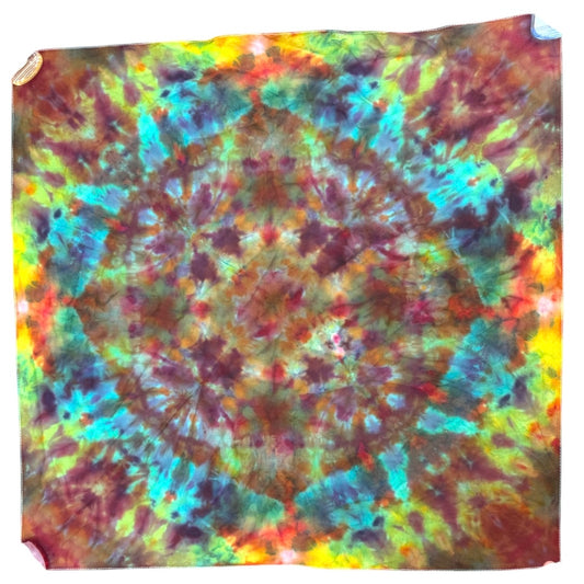 Bandanas Unique One-Of-A-Kind Handmade Tie Dye Ice Dye Bandana