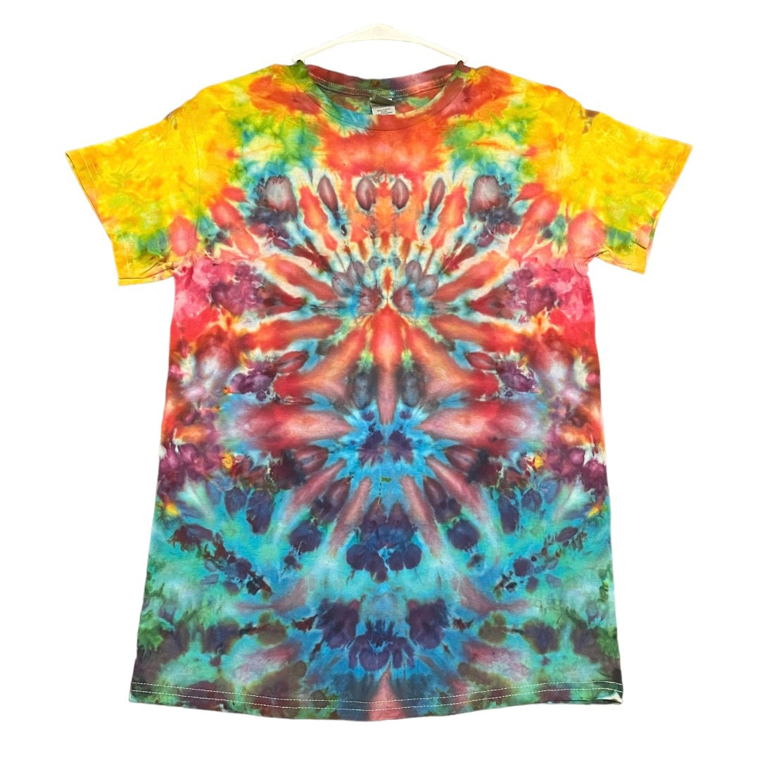 Small Unique One Of A Kind Handmade Tie Dye Wearable Adventure Shirt