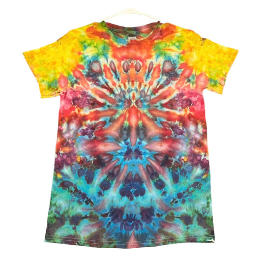 Small Unique One Of A Kind Handmade Tie Dye Wearable Adventure Shirt