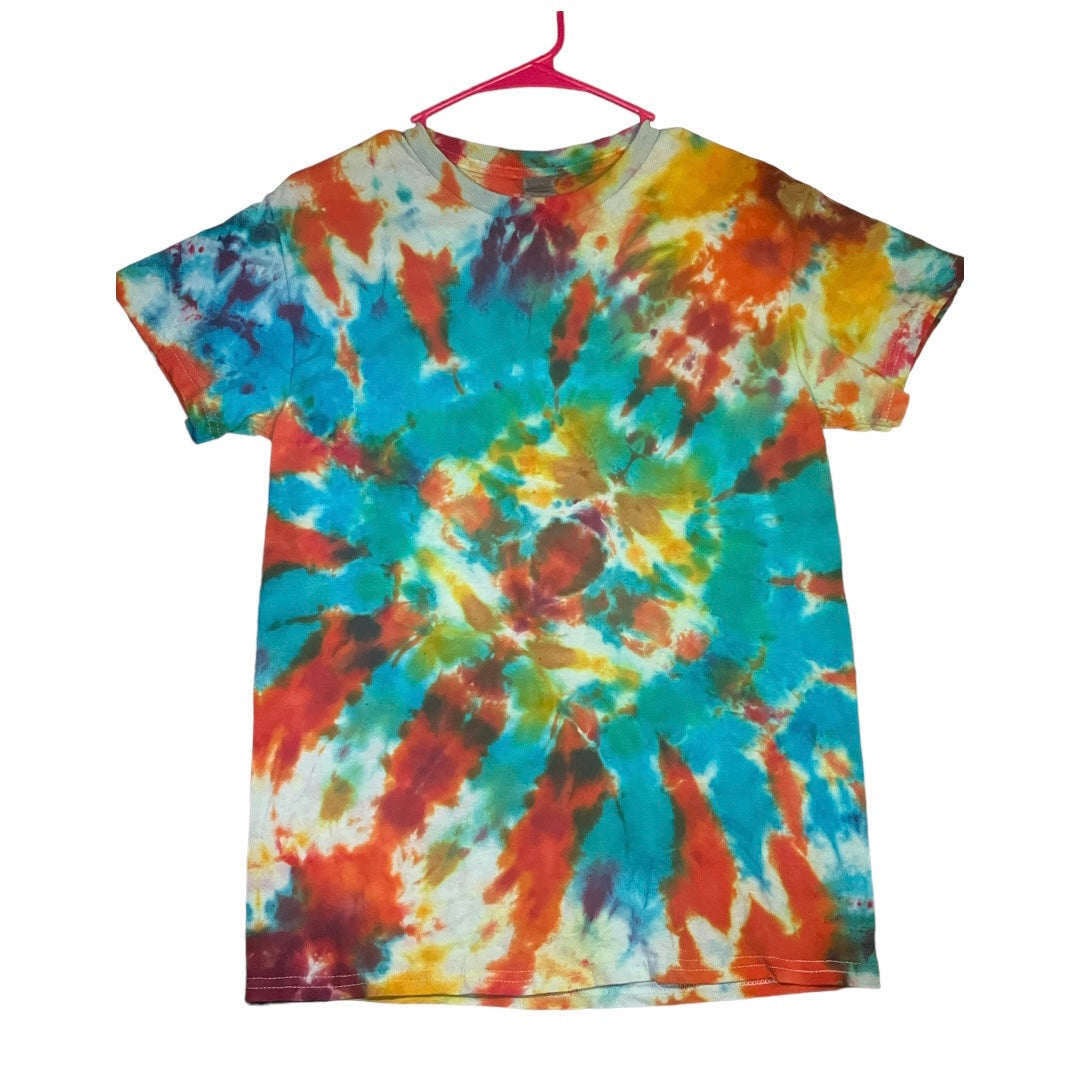 Small Snow Tie Dye Unique One Of A Kind Handmade Tie Dye Wearable Adventure Shirt