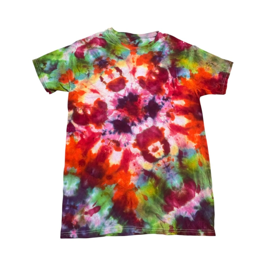 Small Unique One-Of-A-Kind Handmade Tie Dye Ice Dye Shirt