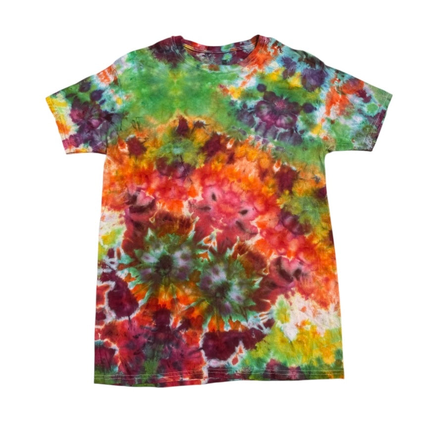 Medium Unique One-Of-A-Kind Handmade Tie Dye Ice Dye Shirt