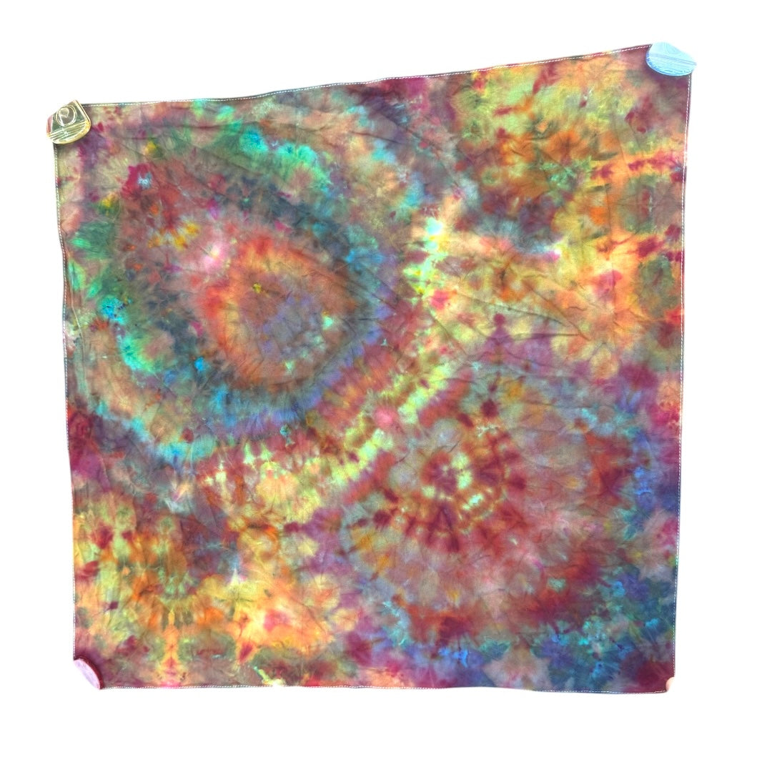 Bandanas Unique One-Of-A-Kind Handmade Tie Dye Ice Dye Bandana