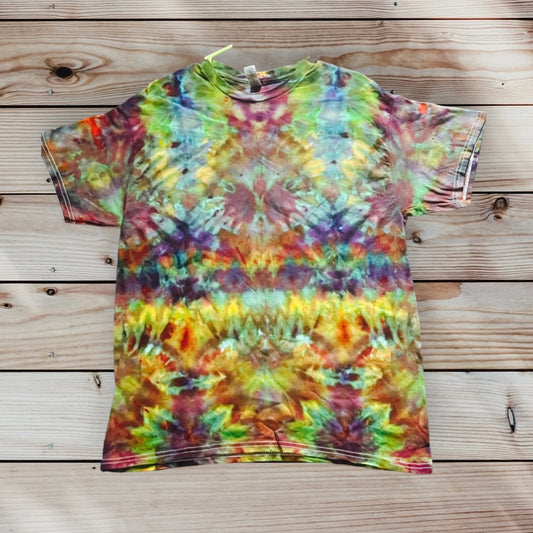 Large Unique One Of A Kind Handmade Tie Dye Wearable Adventure Shirt