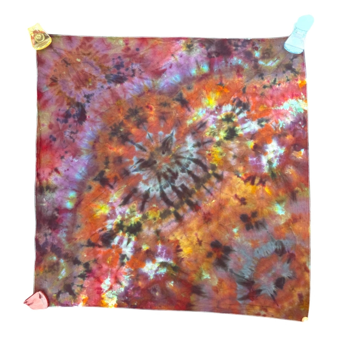 Bandanas Unique One-Of-A-Kind Handmade Tie Dye Ice Dye Bandana