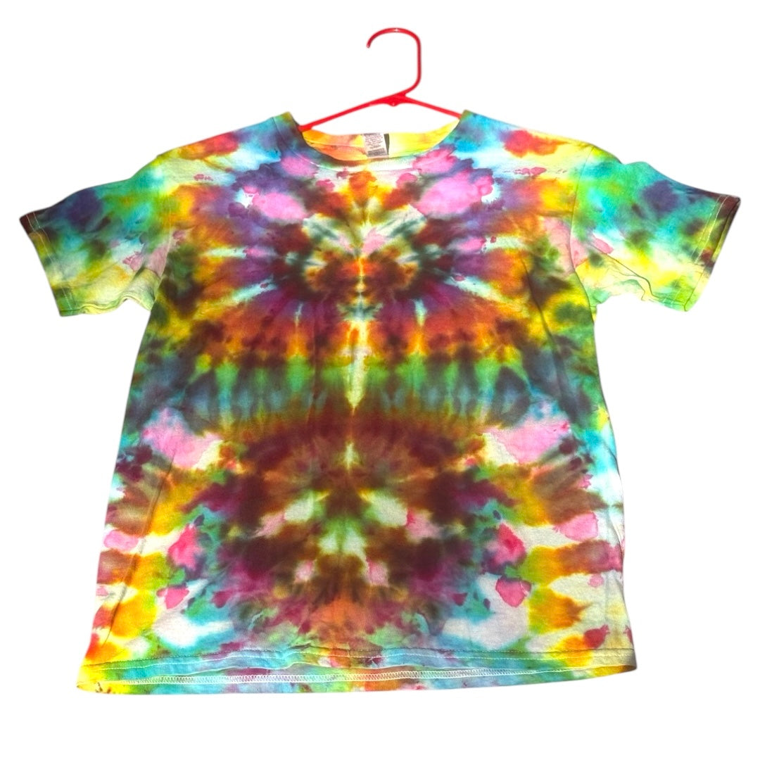 Youth Sizes Unique One-Of-A-Kind Handmade Tie Dye Ice Dye Shirt