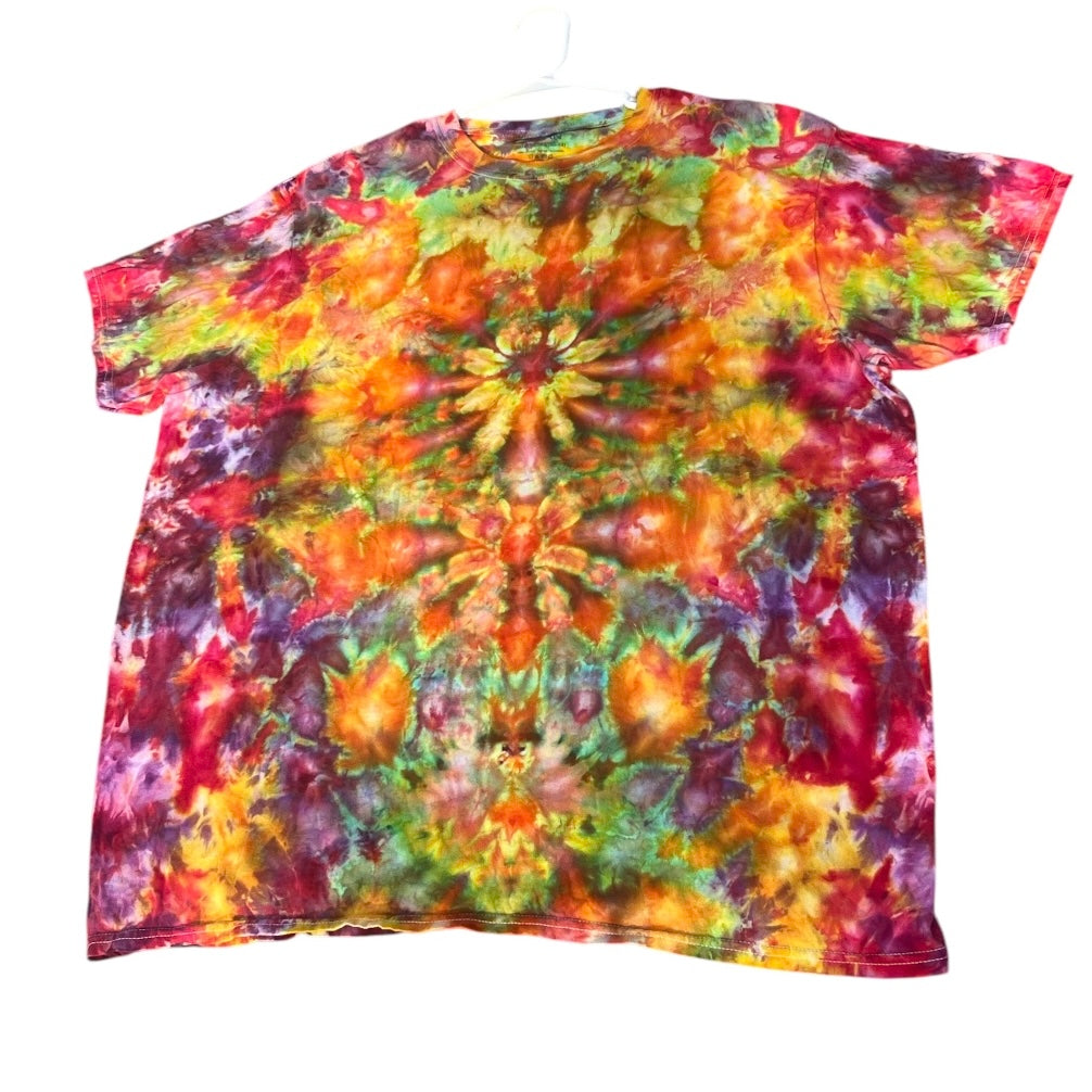 Plus Sizes Unique One-Of-A-Kind Handmade Tie Dye Ice Dye Shirt