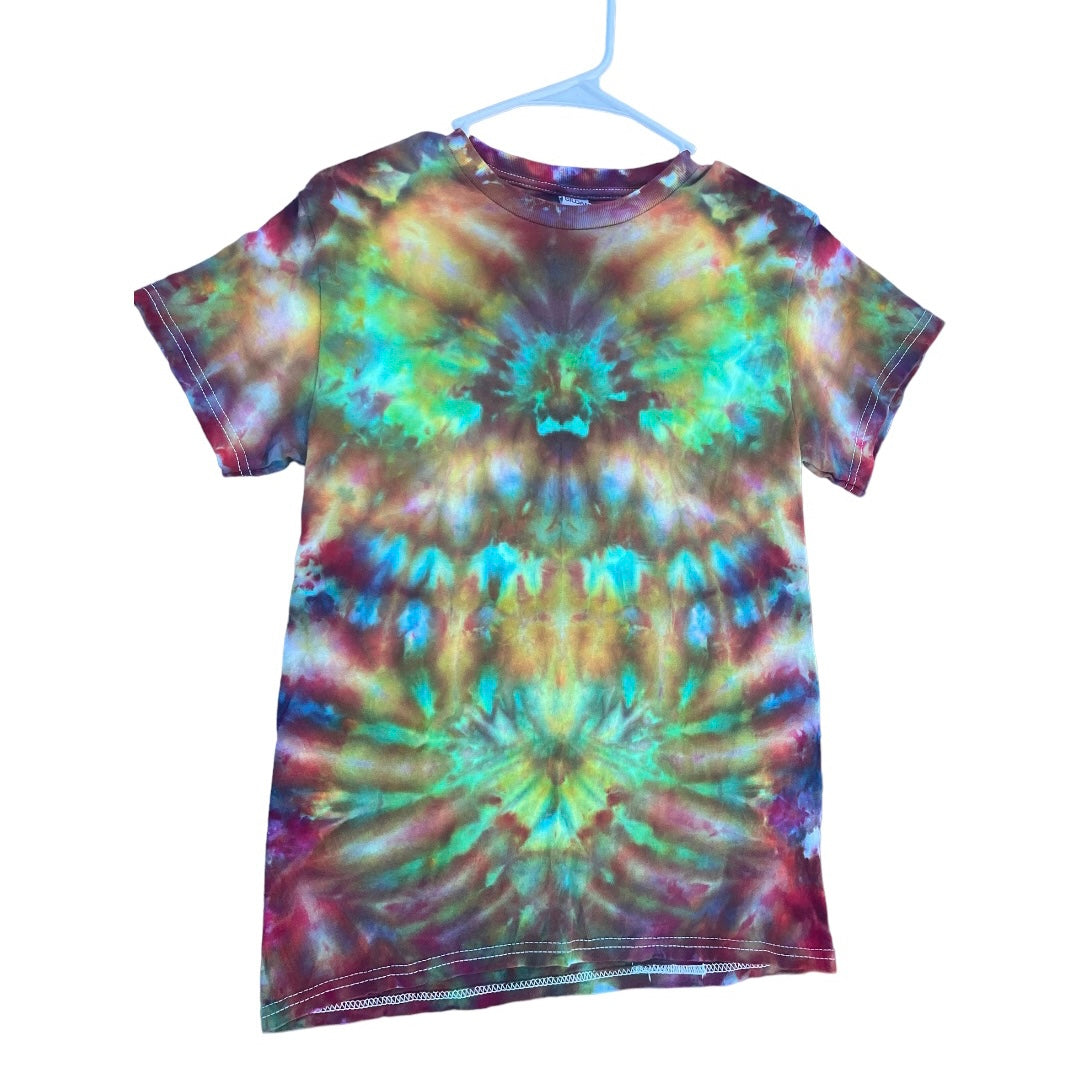 Small Unique One Of A Kind Handmade Tie Dye Wearable Adventure Shirt