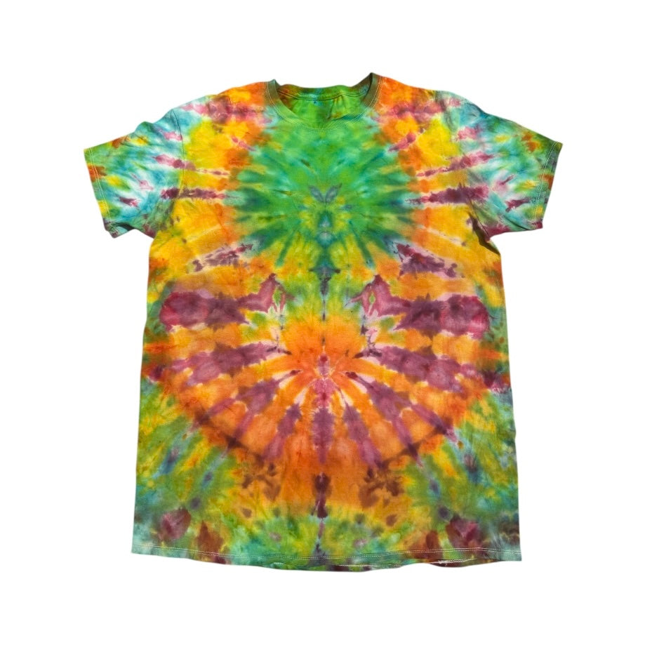 Large Unique One-Of-A-Kind Handmade Tie Dye Ice Dye Shirt