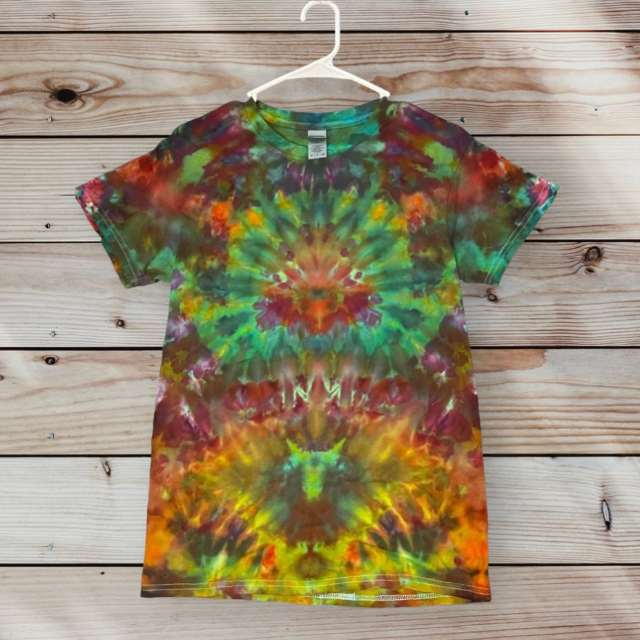 Small Unique One Of A Kind Handmade Tie Dye Wearable Adventure Shirt