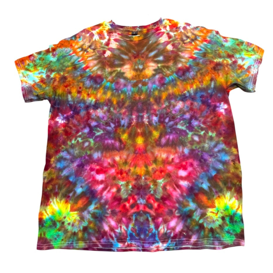 Size XL Unique One-Of-A-Kind Handmade Tie Dye Ice Dye Shirt