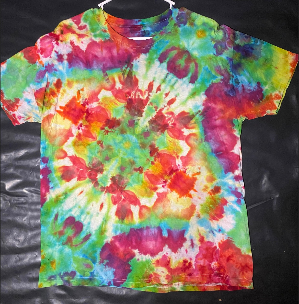 Large Unique One Of A Kind Handmade Tie Dye Wearable Adventure Shirt