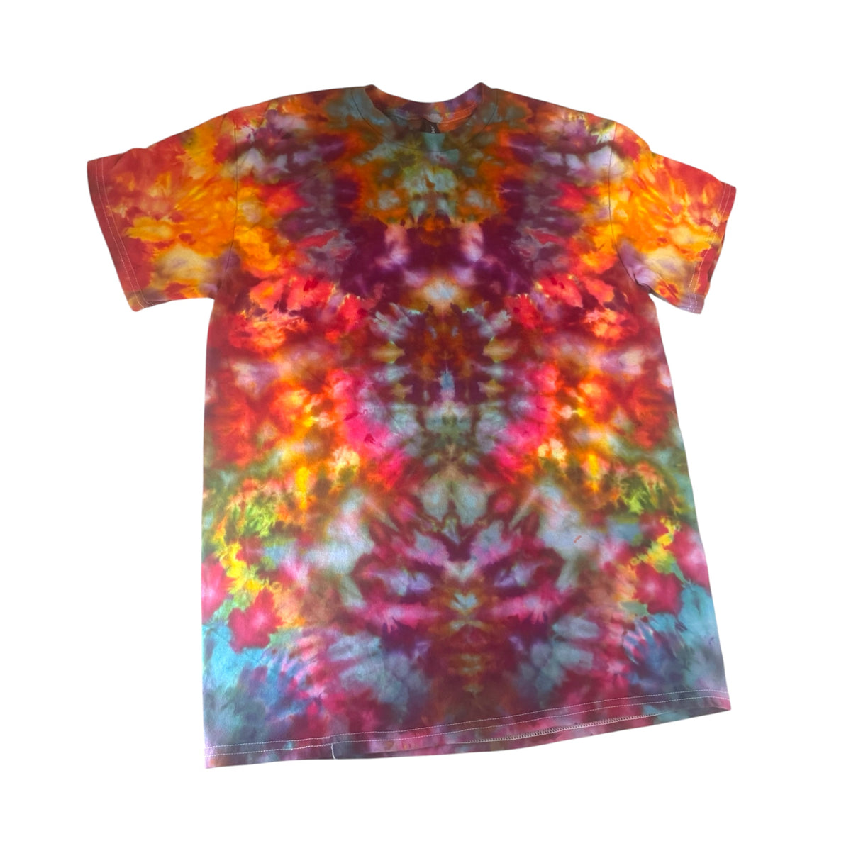 Medium Unique One-Of-A-Kind Handmade Tie Dye Ice Dye Shirt