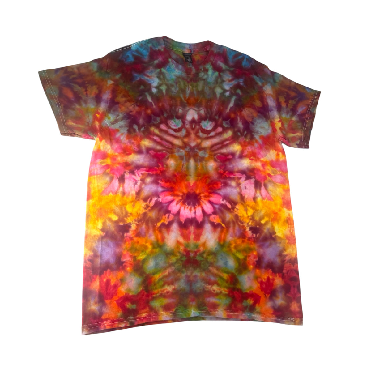 Medium Unique One-Of-A-Kind Handmade Tie Dye Ice Dye Shirt