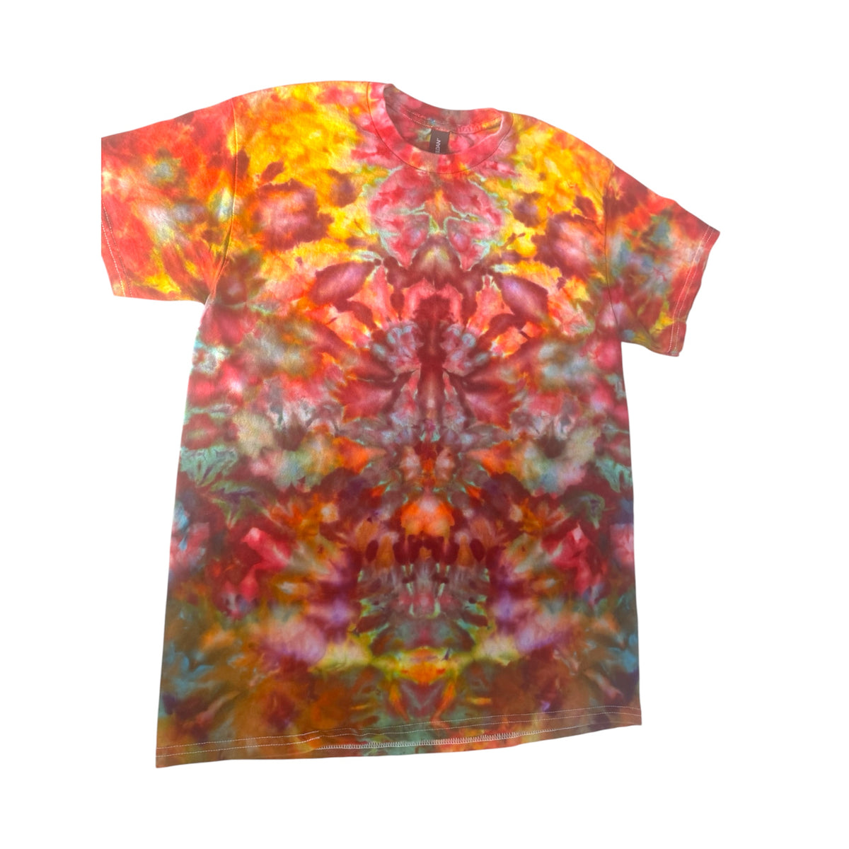 Medium Unique One-Of-A-Kind Handmade Tie Dye Ice Dye Shirt