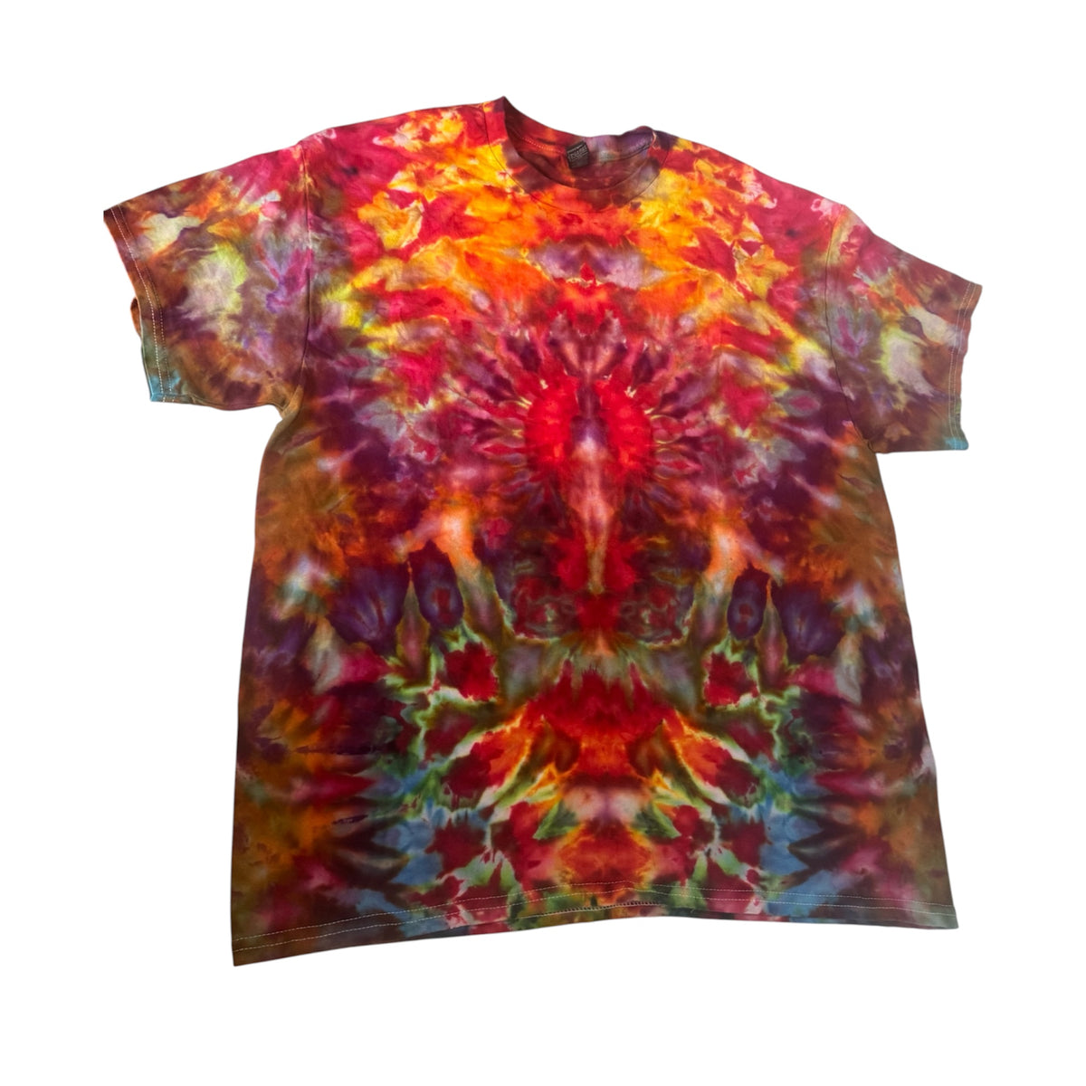 Size XL Unique One-Of-A-Kind Handmade Tie Dye Ice Dye Shirt