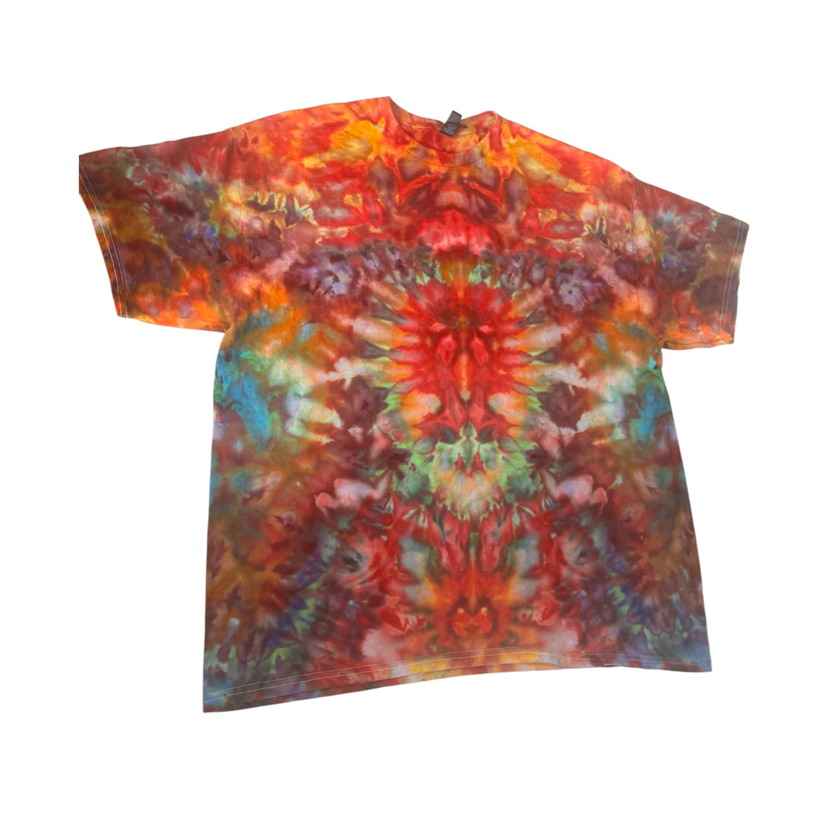 Plus Sizes 2XL-5XL Unique One-Of-A-Kind Handmade Tie Dye Ice Dye Shirt