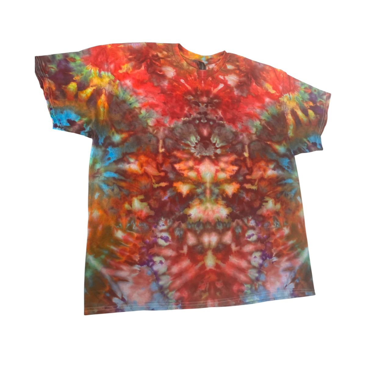 Plus Sizes 2XL-5XL Unique One-Of-A-Kind Handmade Tie Dye Ice Dye Shirt