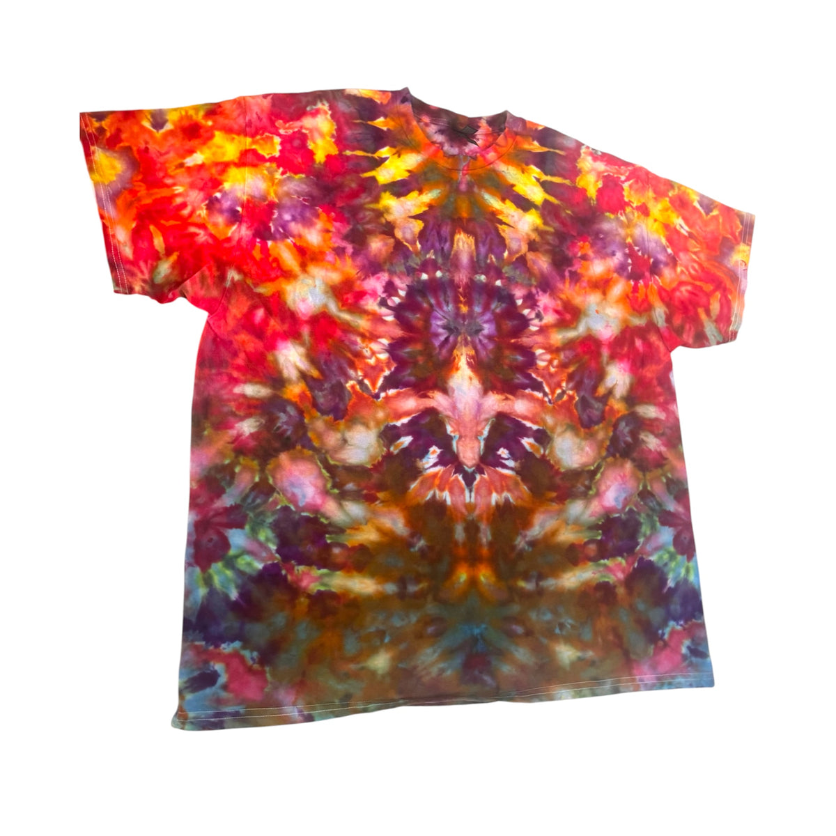 Plus Sizes 2XL-5XL Unique One-Of-A-Kind Handmade Tie Dye Ice Dye Shirt