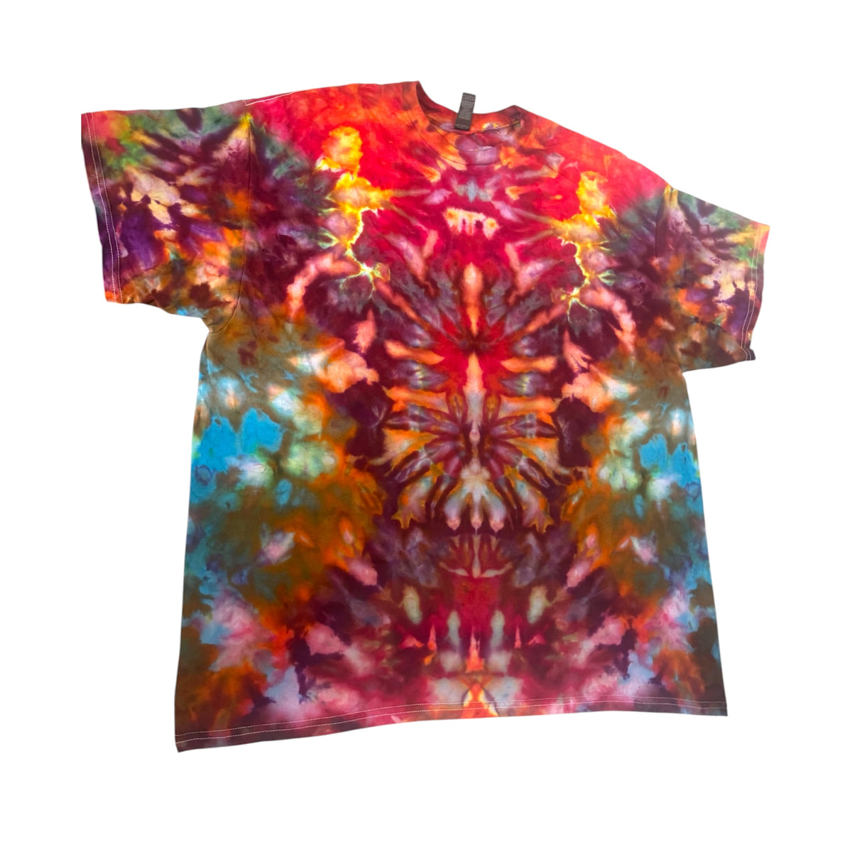 Plus Sizes 2XL-5XL Unique One-Of-A-Kind Handmade Tie Dye Ice Dye Shirt