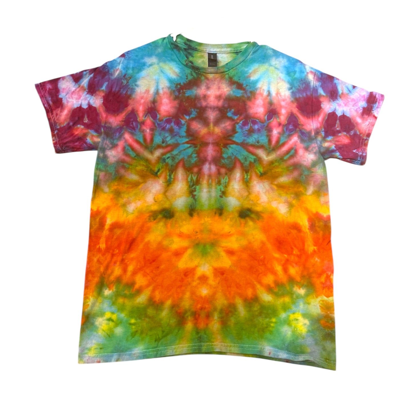 Medium Unique One-Of-A-Kind Handmade Tie Dye Ice Dye Shirt