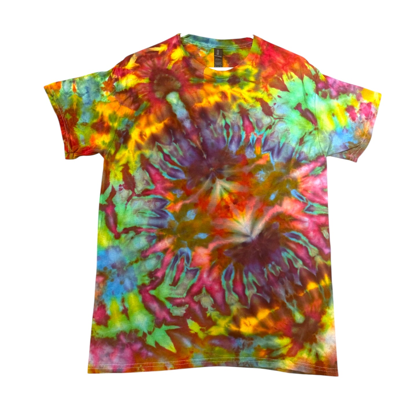 Medium Unique One-Of-A-Kind Handmade Tie Dye Ice Dye Shirt