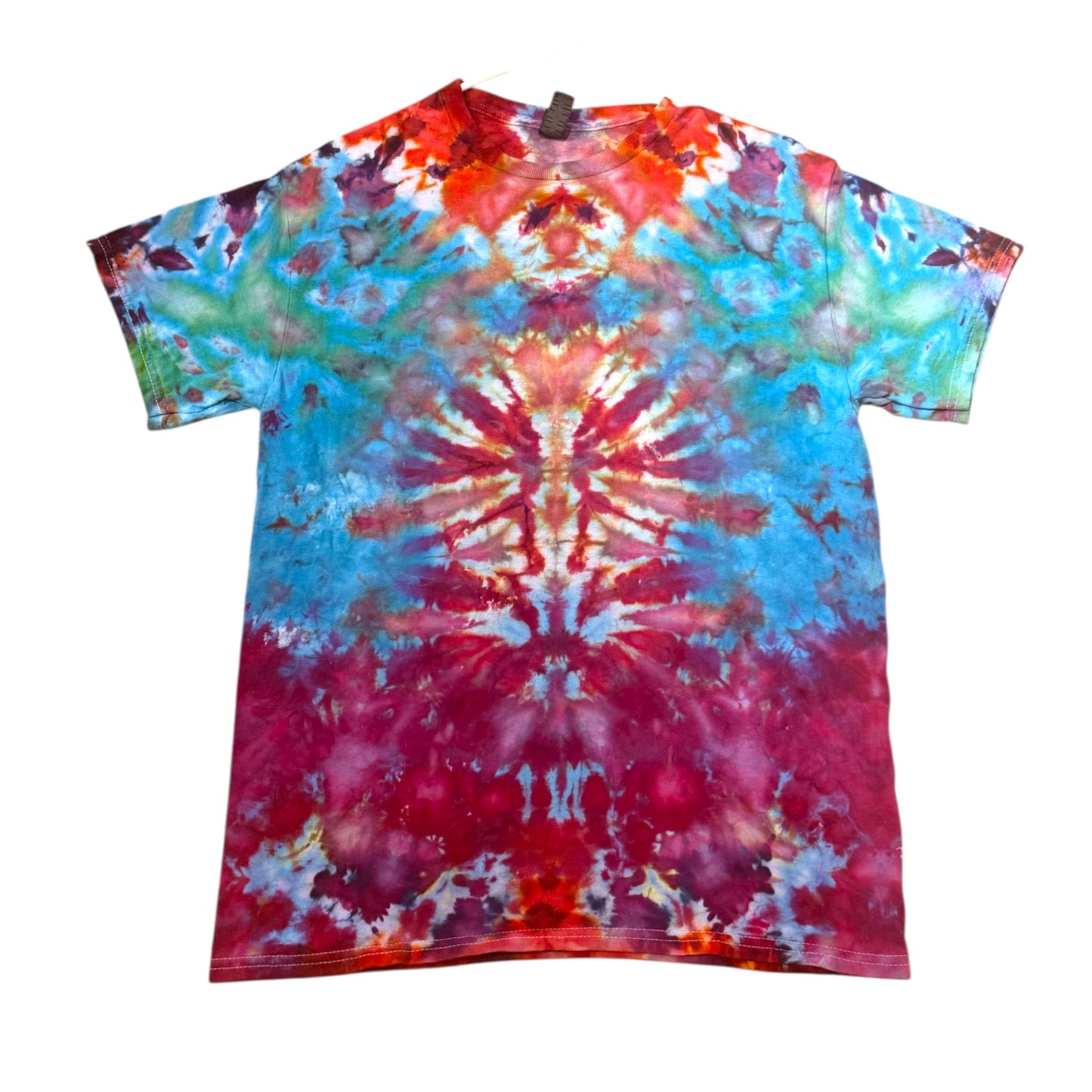 Medium Unique One-Of-A-Kind Handmade Tie Dye Ice Dye Shirt