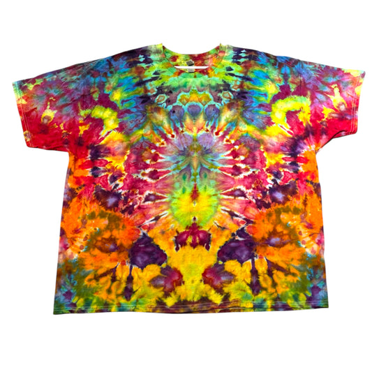 Plus Sizes Unique One-Of-A-Kind Handmade Tie Dye Ice Dye Shirt