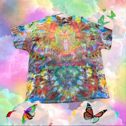 Tie Dye Unique One Of A Kind Handmade Ice Dye Tie Dye T-Shirts All Sizes