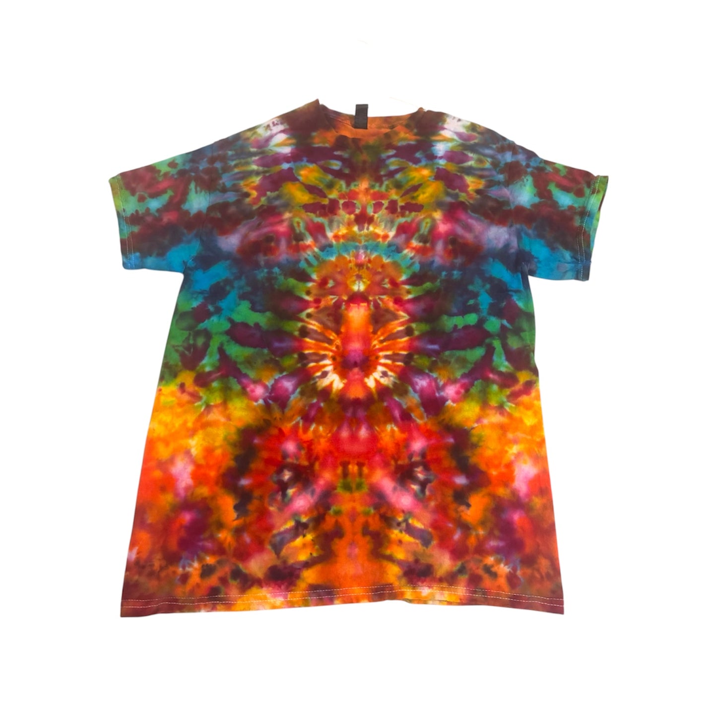 Medium Unique One-Of-A-Kind Handmade Tie Dye Ice Dye Shirt
