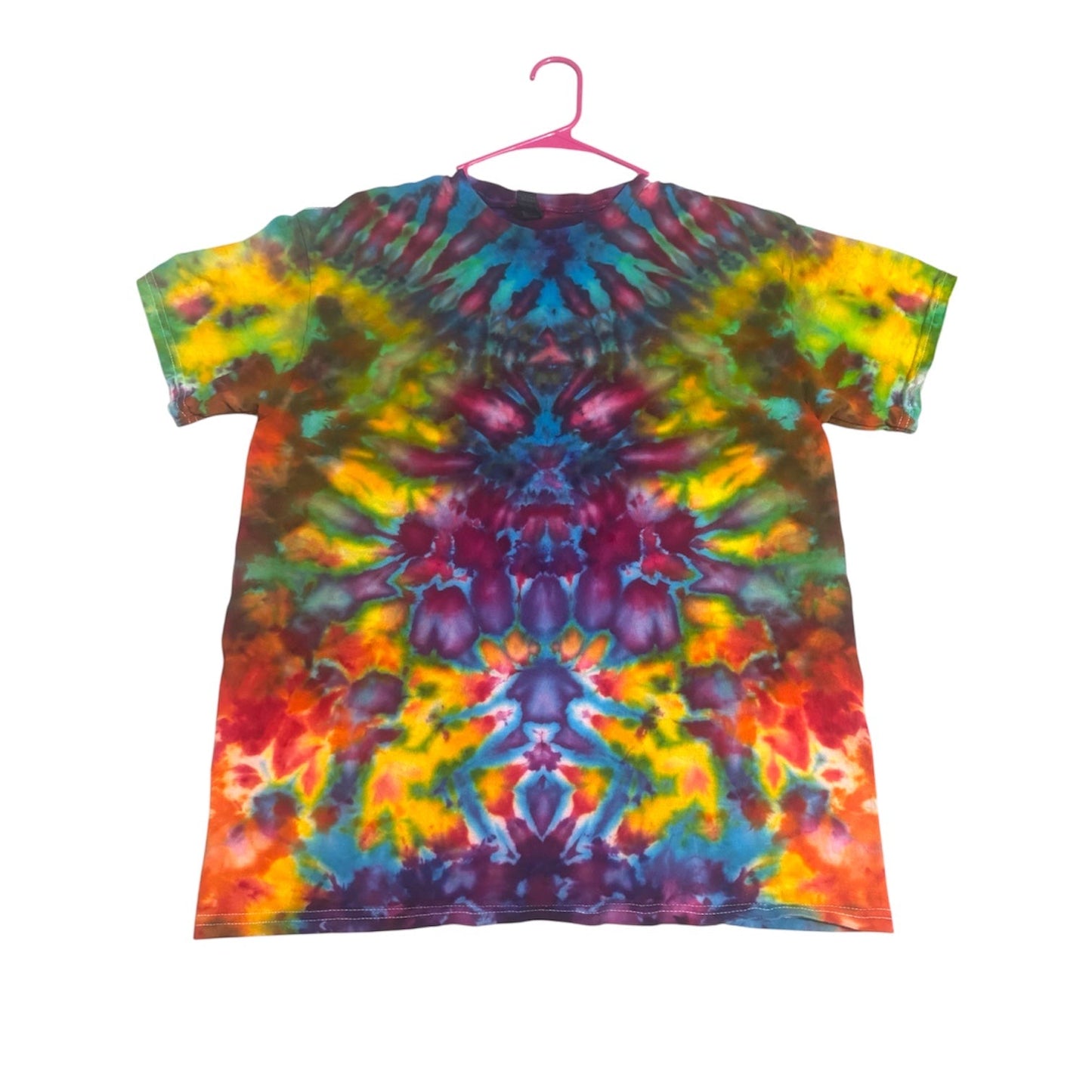 Large Unique One-Of-A-Kind Handmade Tie Dye Ice Dye Shirt