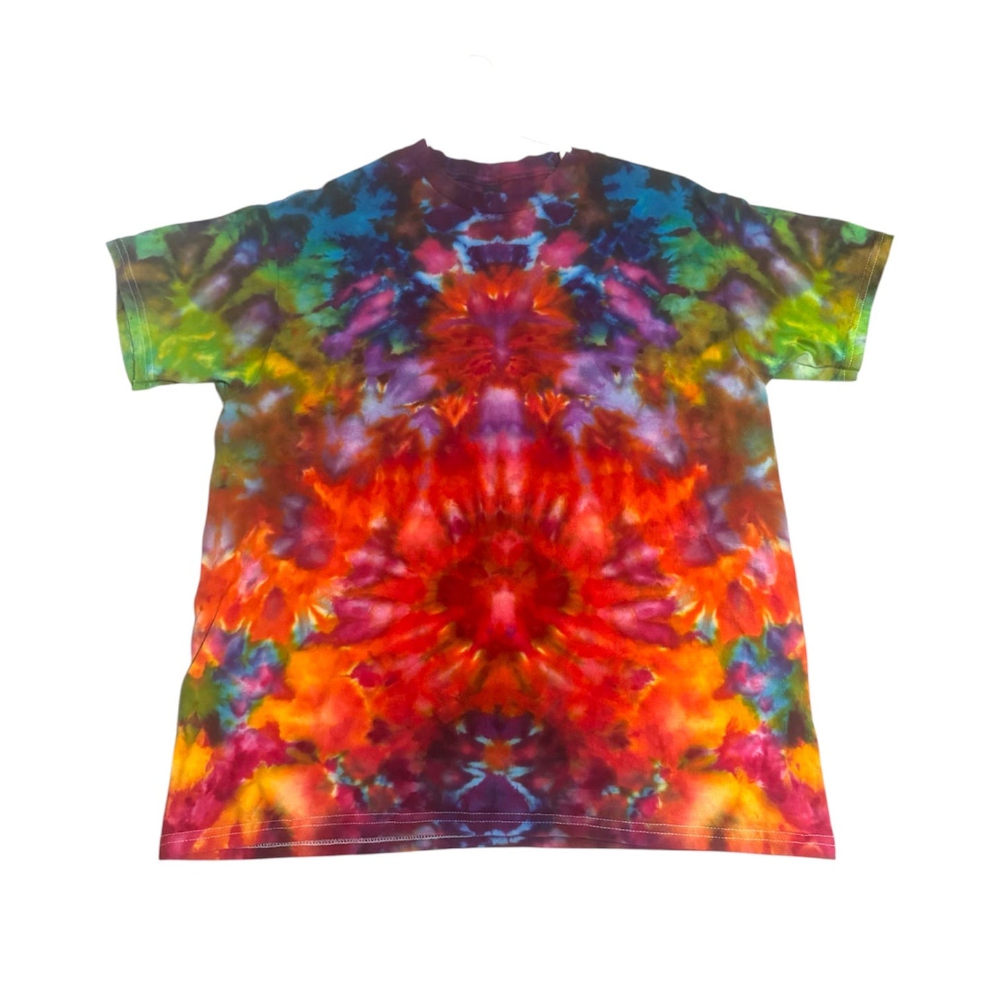 Large Unique One-Of-A-Kind Handmade Tie Dye Ice Dye Shirt