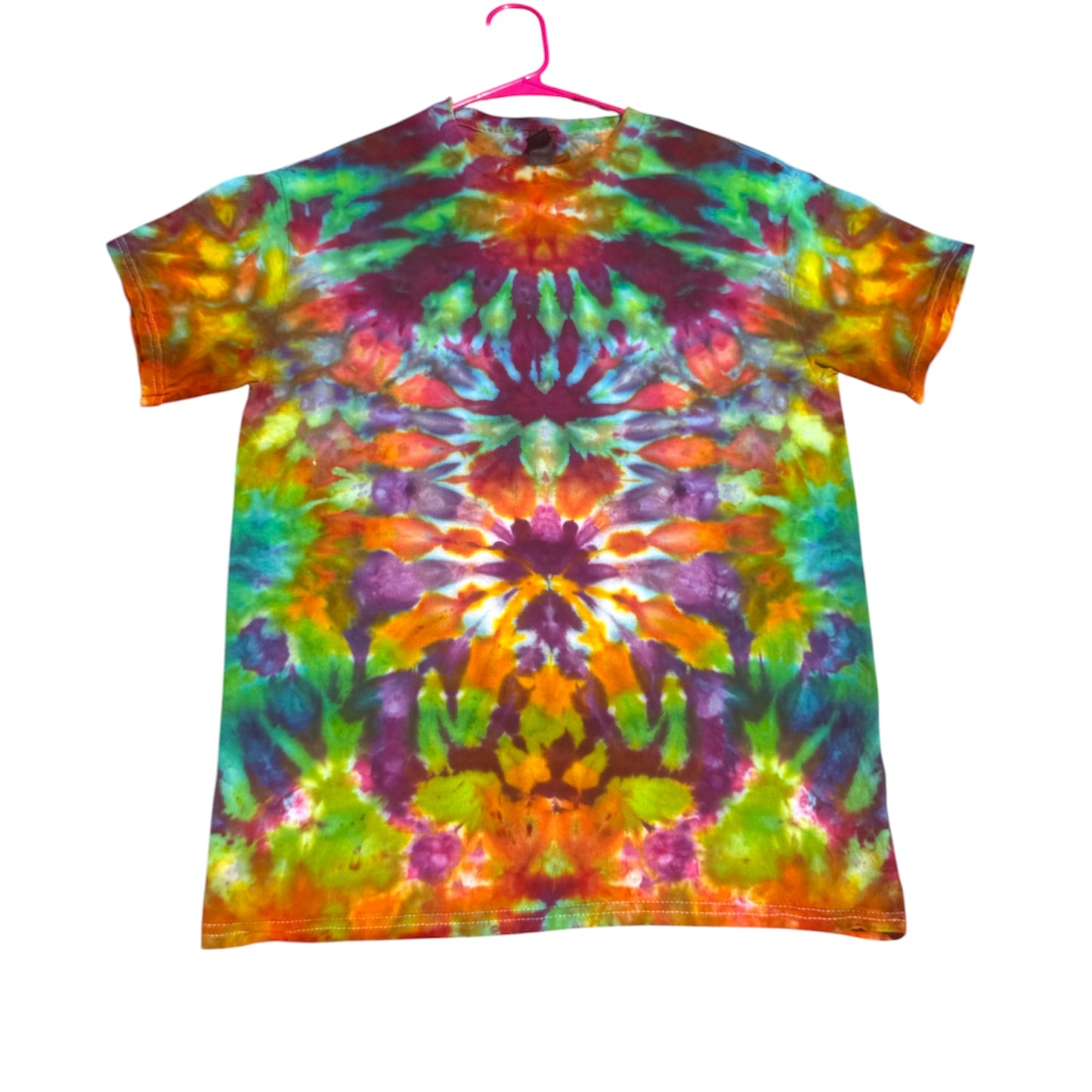 Medium Unique One-Of-A-Kind Handmade Tie Dye Ice Dye Shirt