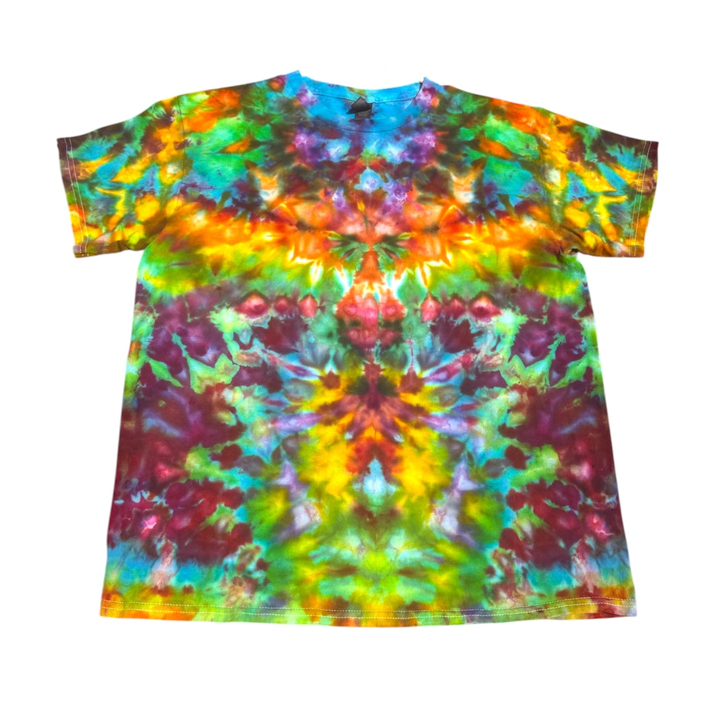 Large Unique One-Of-A-Kind Handmade Tie Dye Ice Dye Shirt