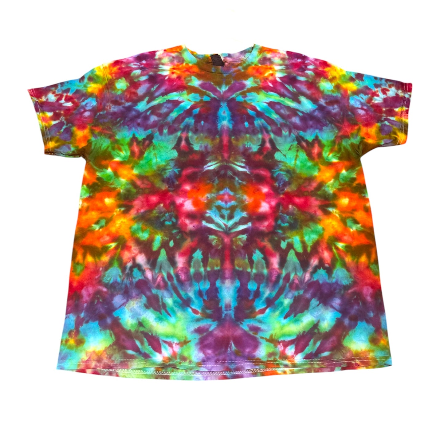 Size XL Unique One-Of-A-Kind Handmade Tie Dye Ice Dye Shirt