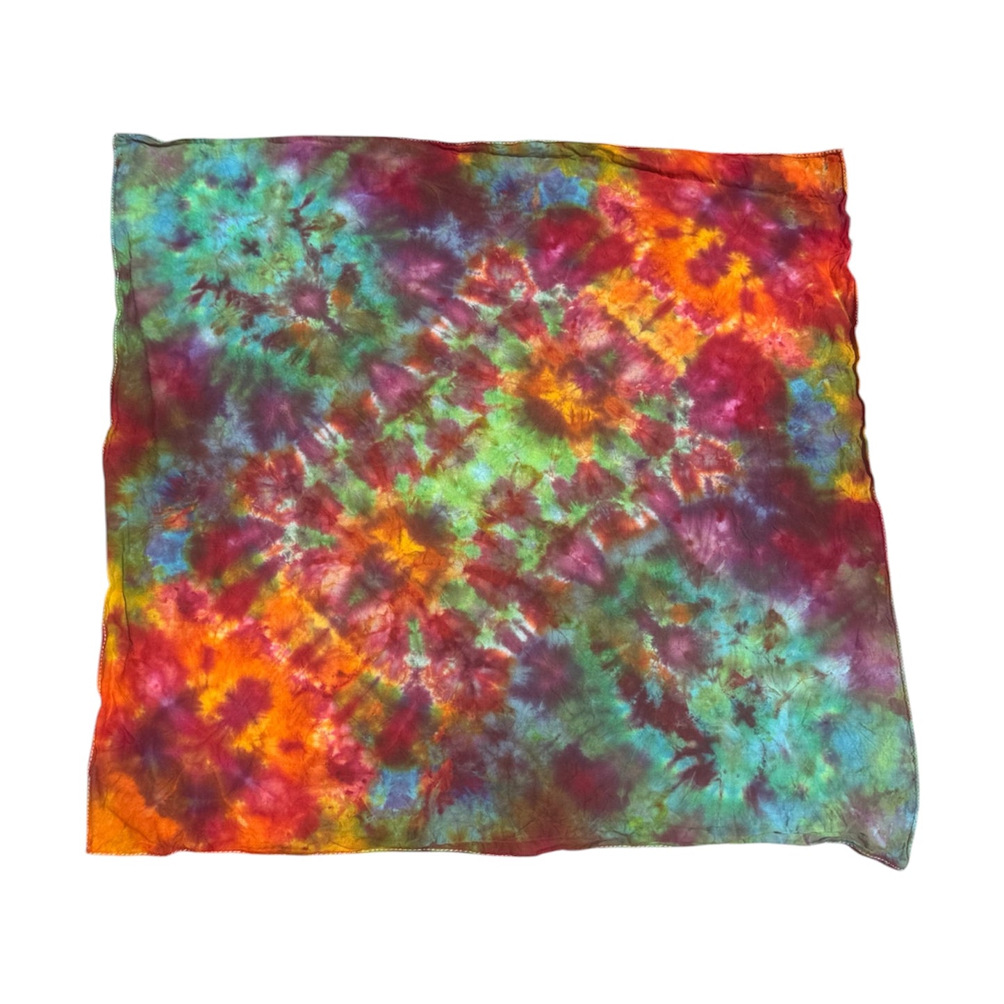 Bandanas Unique One-Of-A-Kind Handmade Tie Dye Ice Dye Bandana