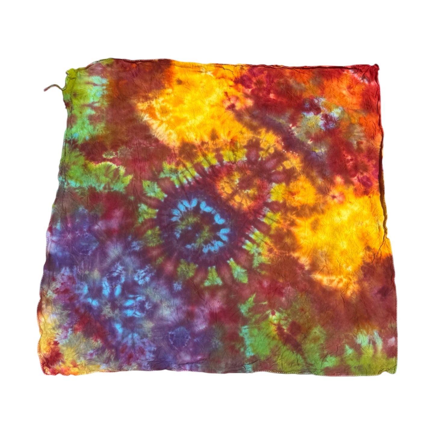 Bandanas Unique One-Of-A-Kind Handmade Tie Dye Ice Dye Bandana
