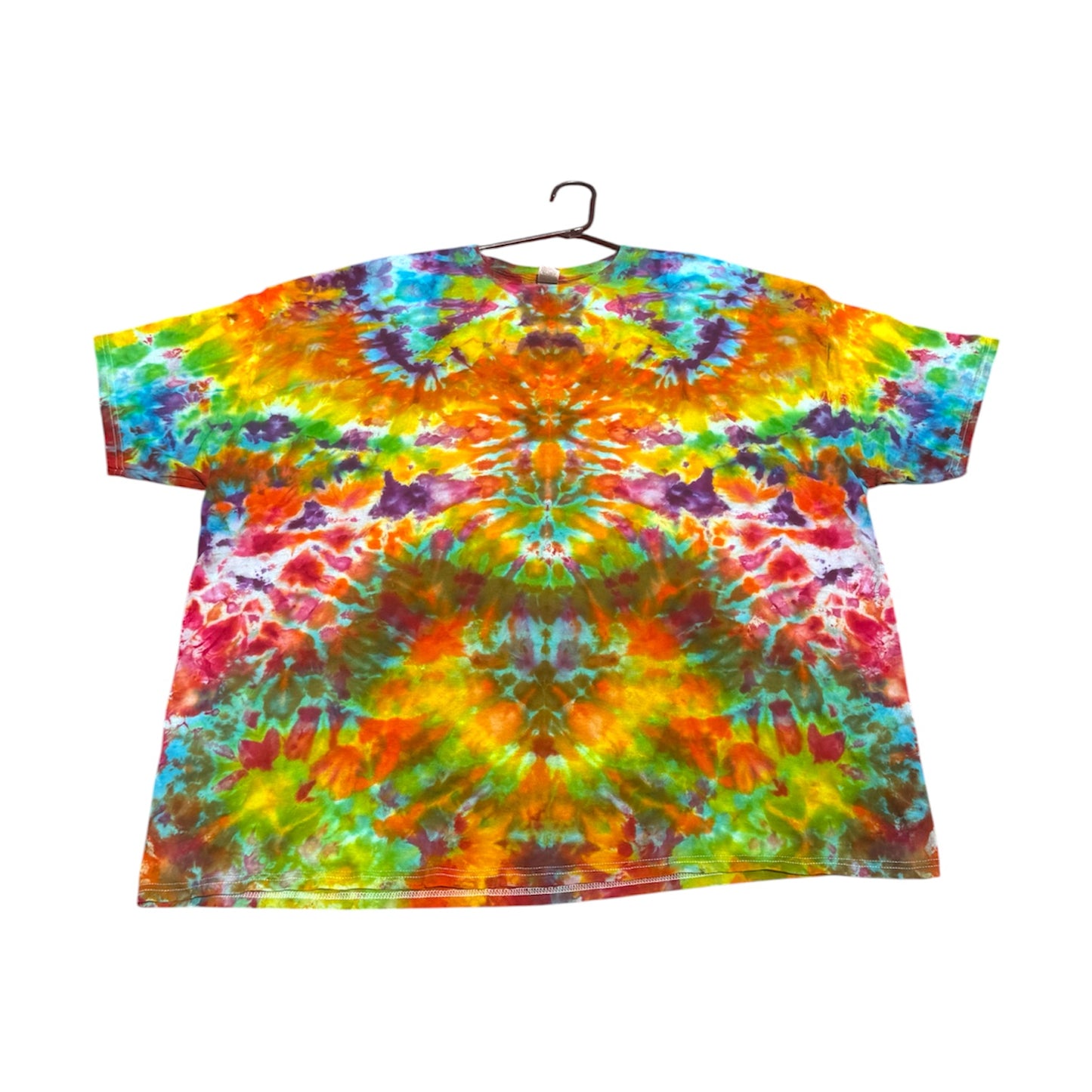 Plus Sizes Unique One-Of-A-Kind Handmade Tie Dye Ice Dye Shirt