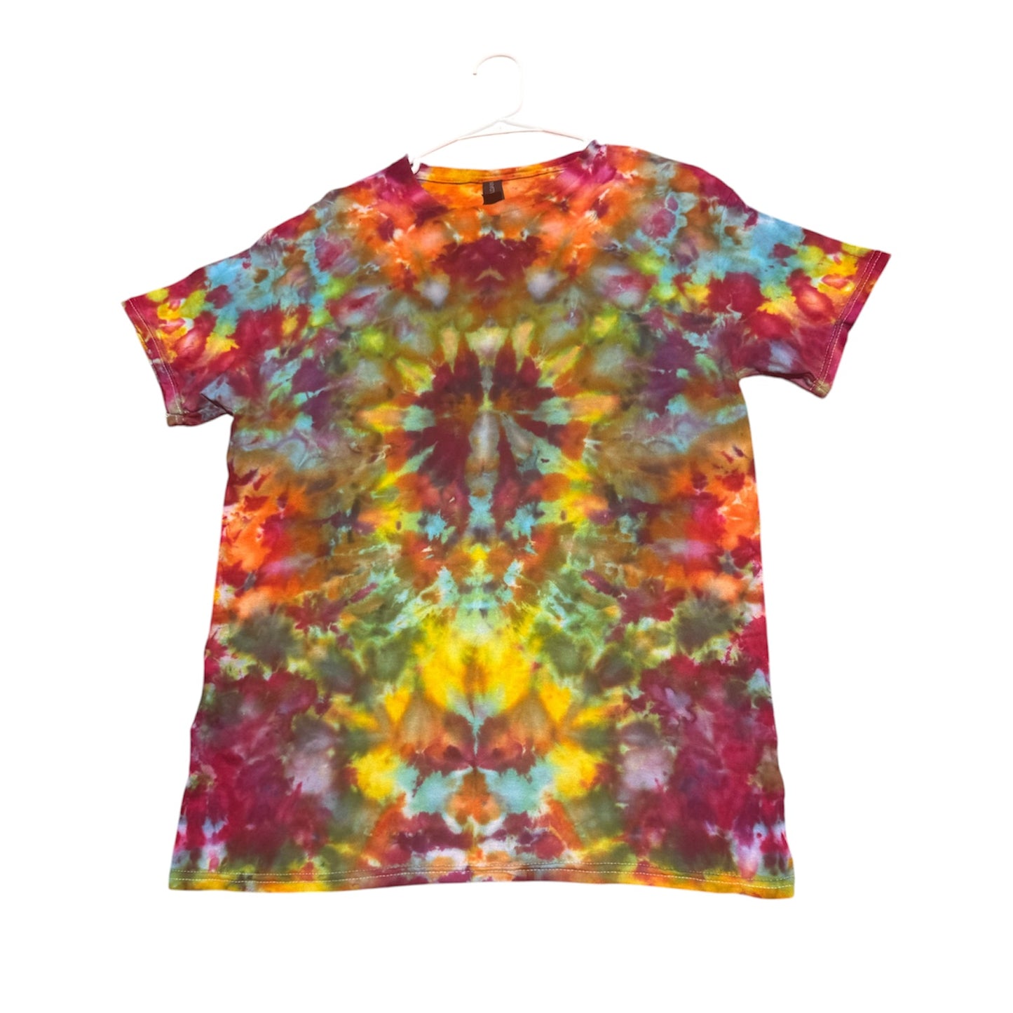 Medium Unique One-Of-A-Kind Handmade Tie Dye Ice Dye Shirt