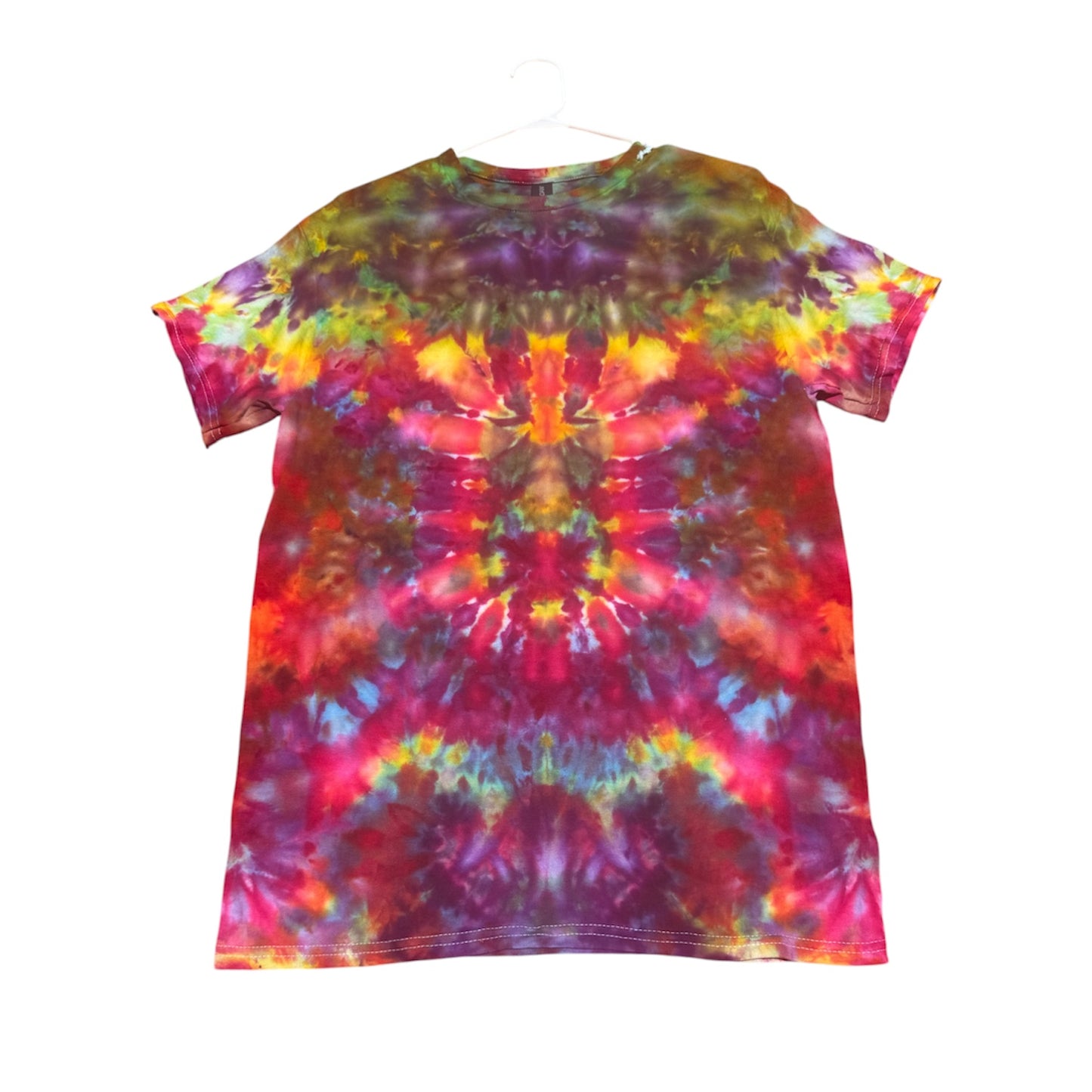 Medium Unique One-Of-A-Kind Handmade Tie Dye Ice Dye Shirt