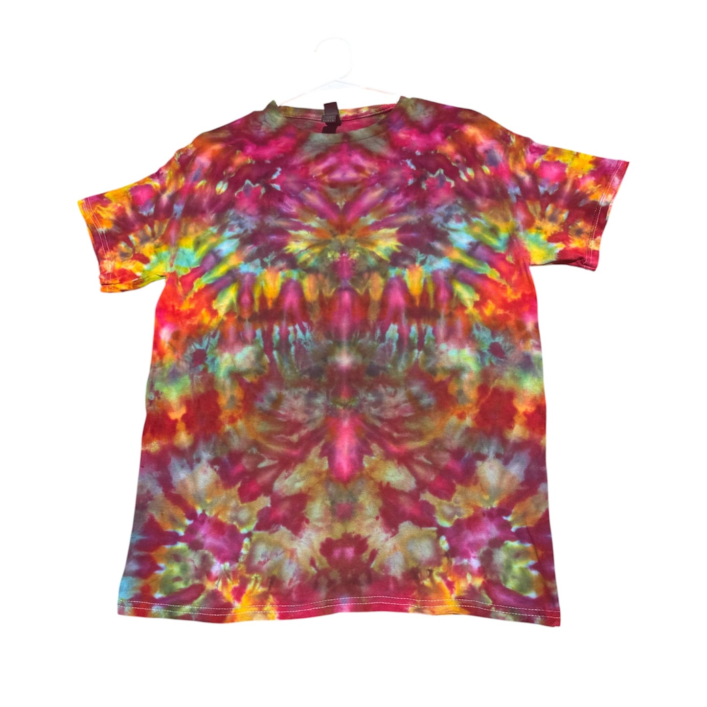 Medium Unique One-Of-A-Kind Handmade Tie Dye Ice Dye Shirt