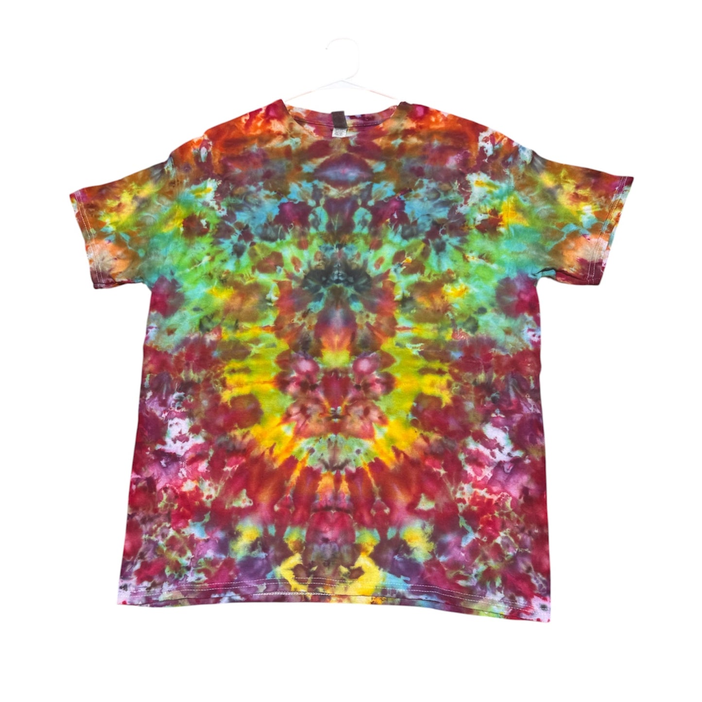 Large Unique One-Of-A-Kind Handmade Tie Dye Ice Dye Shirt