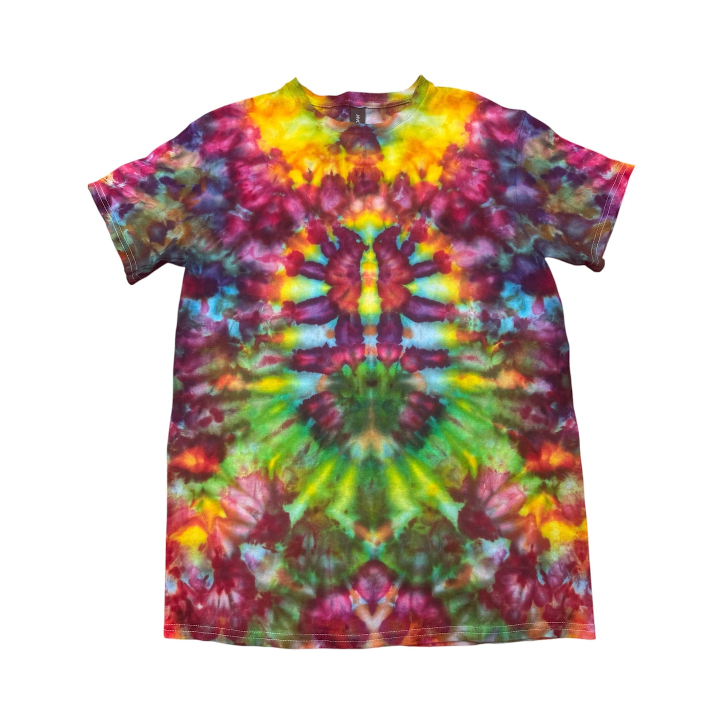 Medium Unique One-Of-A-Kind Handmade Tie Dye Ice Dye Shirt