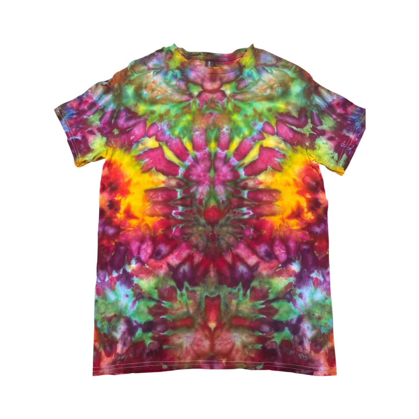 Medium Unique One-Of-A-Kind Handmade Tie Dye Ice Dye Shirt