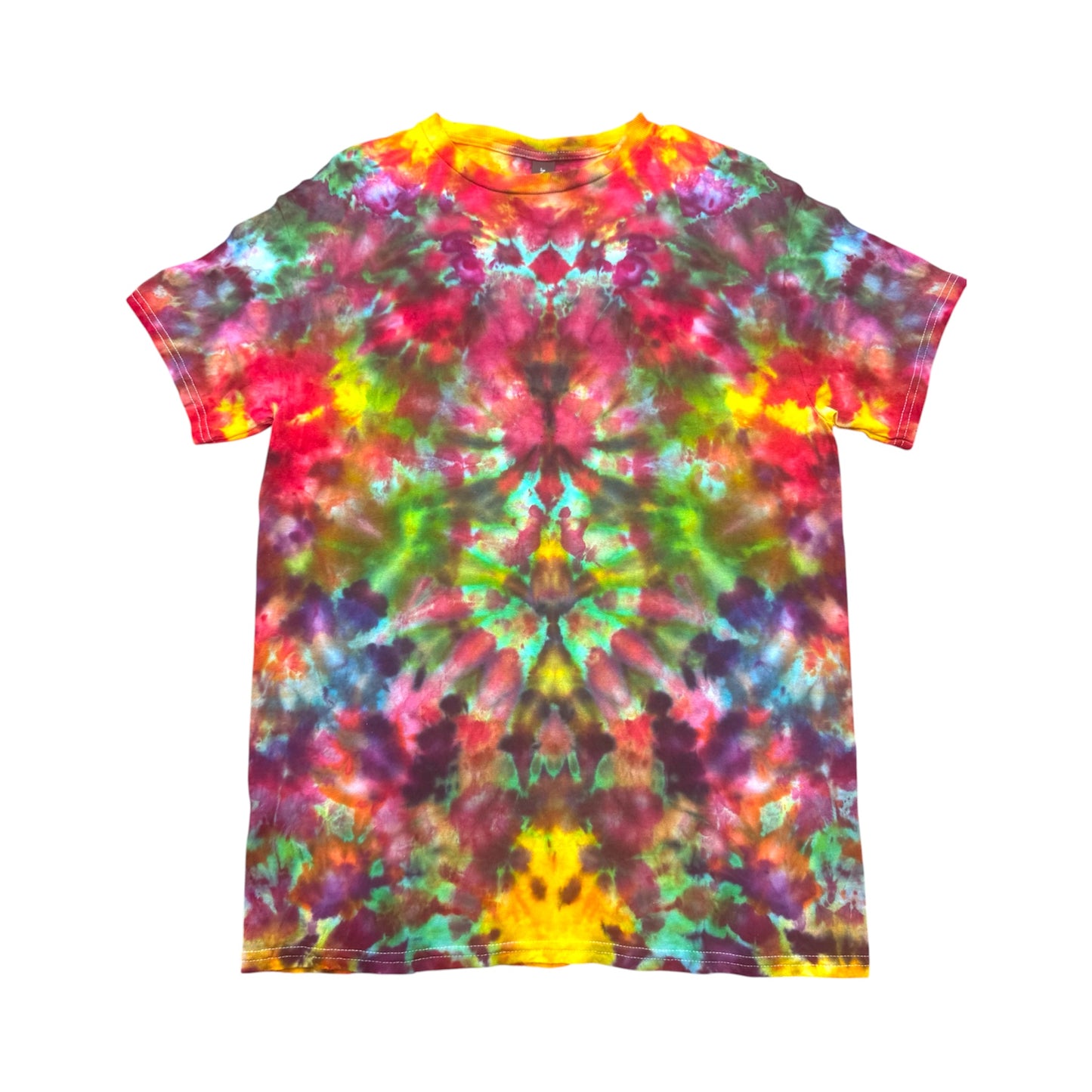 Medium Unique One-Of-A-Kind Handmade Tie Dye Ice Dye Shirt