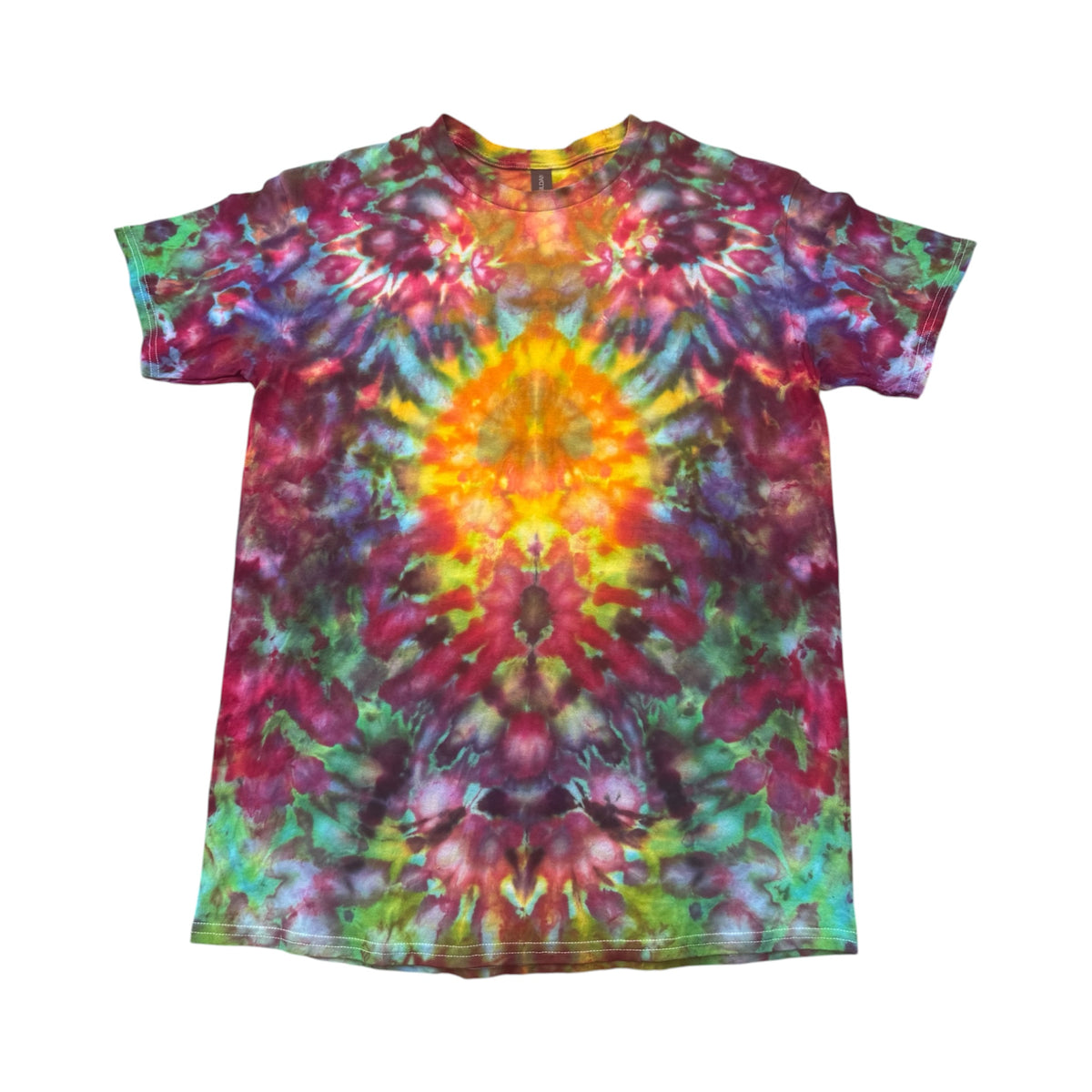 Large Unique One-Of-A-Kind Handmade Tie Dye Ice Dye Shirt