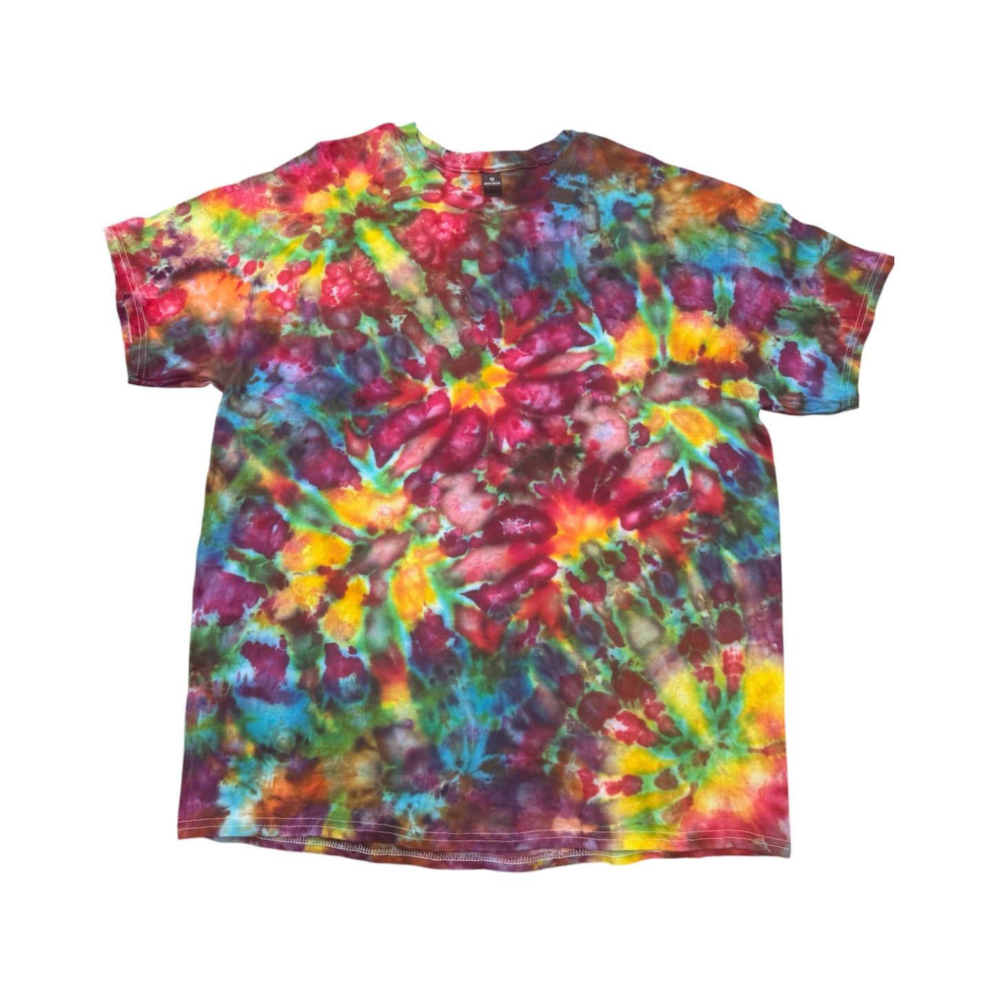 Size XL Unique One-Of-A-Kind Handmade Tie Dye Ice Dye Shirt
