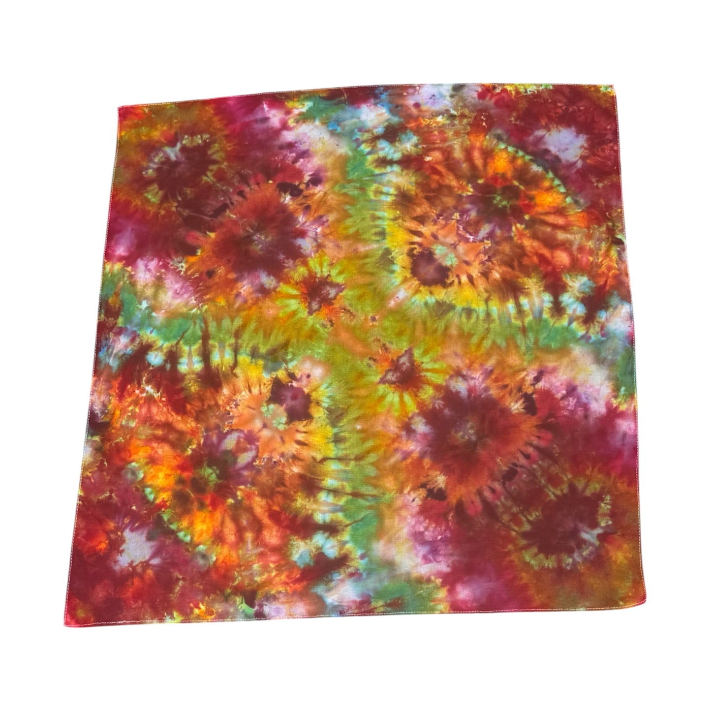 Bandanas Unique One-Of-A-Kind Handmade Tie Dye Ice Dye Bandana