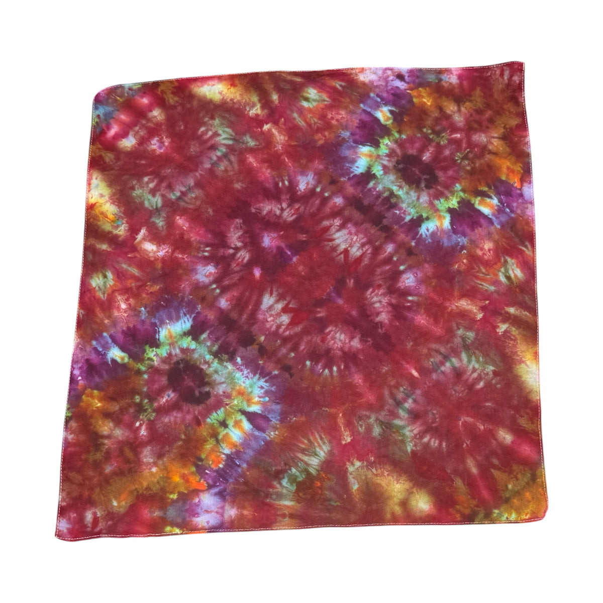Bandanas Unique One-Of-A-Kind Handmade Tie Dye Ice Dye Bandana