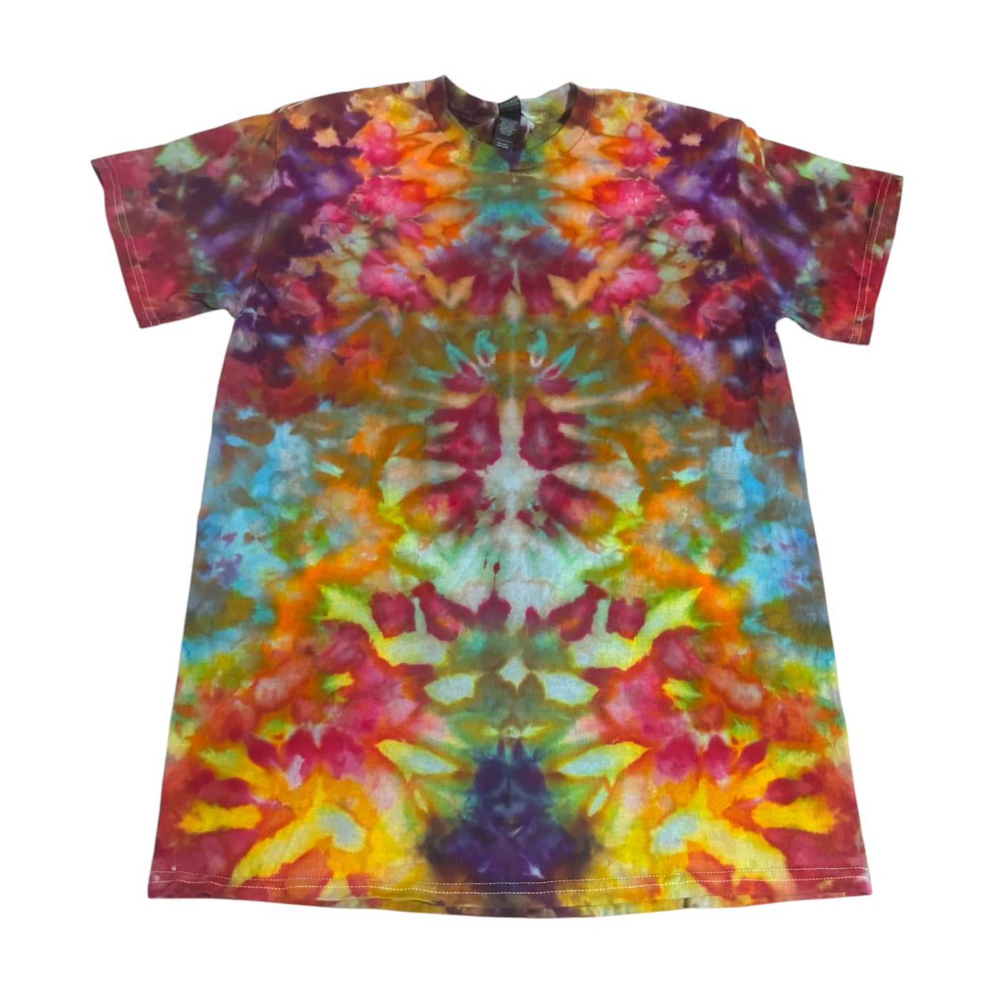 Medium Unique One-Of-A-Kind Handmade Tie Dye Ice Dye Shirt